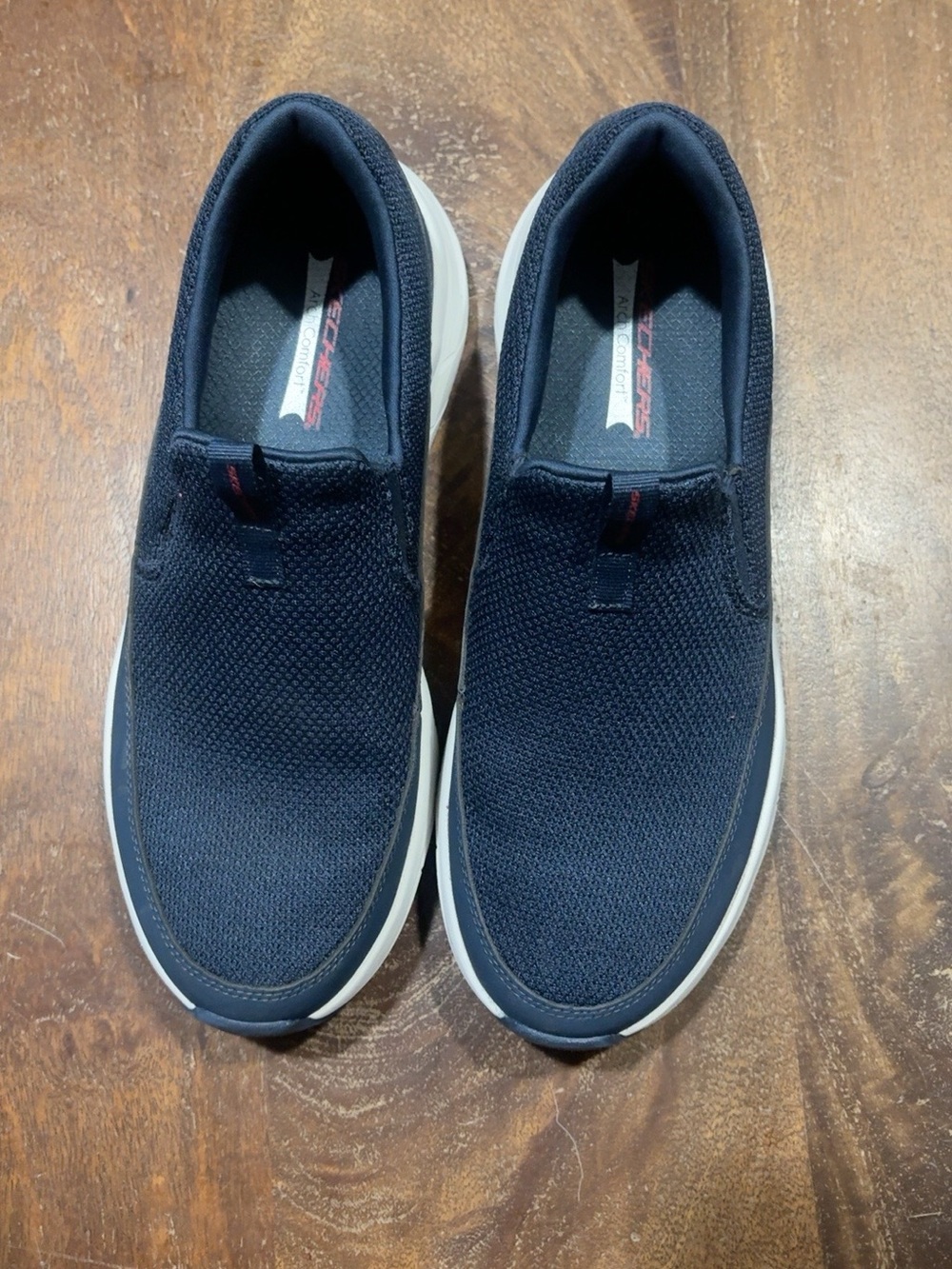 Skechers Men’s Arch Comfort Flex Slip-On Shoes Navy Size 10